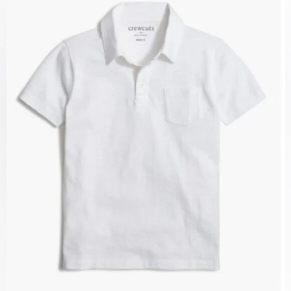 Crewcuts Other - Crewcuts Boys' Short-Sleeve Performance Polo – White – Size 3